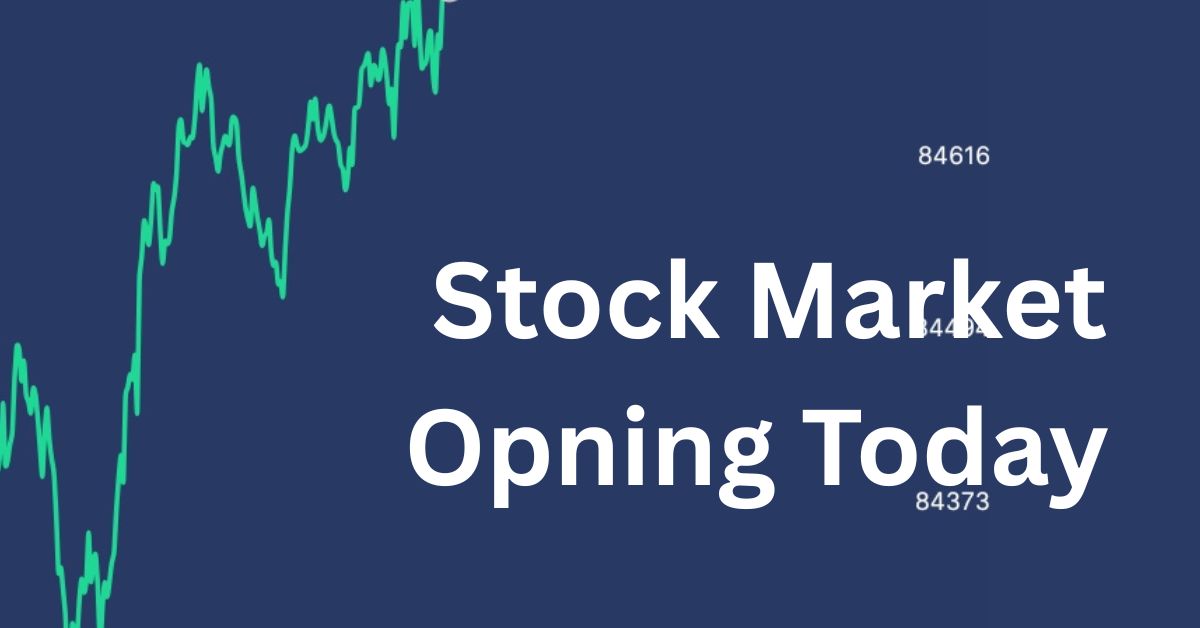 Stock Market Opening Today sensex Nifty high