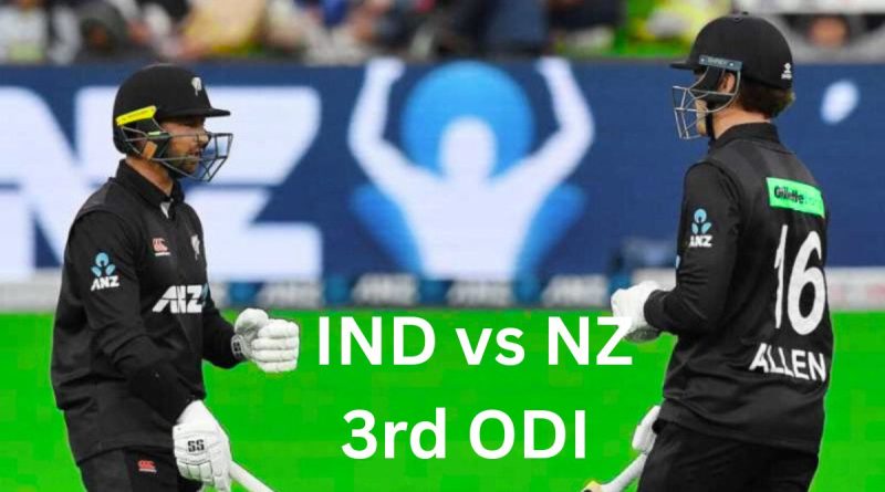 IND vs NZ 3rd ODI Live