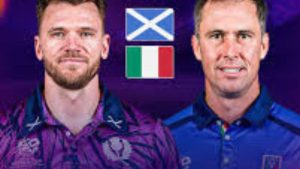 Italy vs Scotland T20 WC 