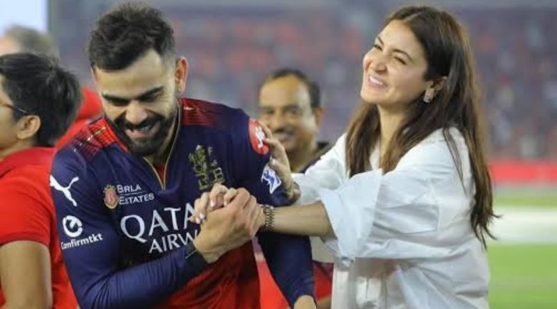 Virat Kohli and Anushka Sharma RCB vs MI Match